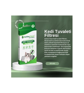 Active Clean Kedi Tuvaleti Filitresi 20-9cm 5 li Paket