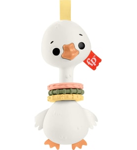 Fisher Price Animal Themed Baby Sensory Toy Collection, Teether Rattle & Clacker For Newborns Ages 3 (Krem)