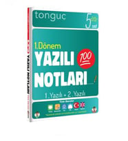 Tonguç Yayınları 5. Sınıf Yazılı Notları 1. Dönem 1 ve 2. Yazılı