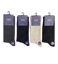 Vos Versa Twisocks Pamuk Soket Düz Karışık Çorap 12'li T-2500/560 (Çok Renkli)