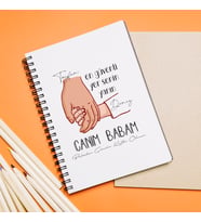 Babalar Günü ( Canım Babam ) Tasarımlı Defter Kişiye Özel
