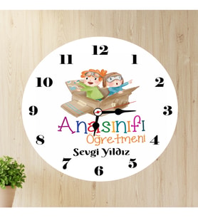 Ana Sınıfı Öğretmeni Duvar Saati