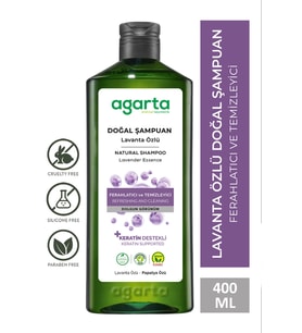 Agarta Doğal Lavanta Özlü Yağ Dengeleyici Şampuan 400 ml