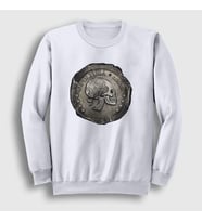 Presmono Unisex Beyaz Quadro Sepultura Sweatshirt 180462tt (Beyaz)