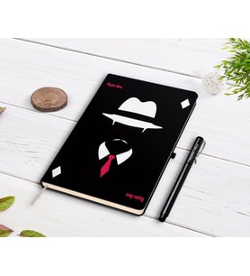 BK Gift Kişiye Özel Godfather Baba Tasarımlı Siyah Defter ve Kalem Hediye Seti-9