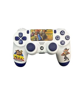 DualShock 4 V2 ZCT2 Kablosuz PS4 Oyun Kolu Muadil (Beyaz-Mavi)