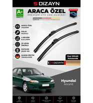S-Dizayn Hyundai Accent Ön Cam Silecek Seti 1994-2005 Premium Araca Özel 50-45 Cm A+ Kalite