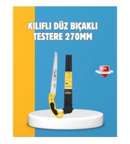 Mey İthalat® Düz Bıçaklı Budama Testeresi Kılıflı Güvenli Tasarım