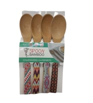 WOOD&MORE BAMBU UZUN SAPLI 4LÜ KAŞIK