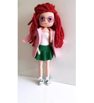 Bayan Yıldız Bebek Amigurumi Organik Oyuncak
