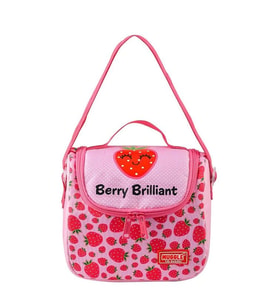 MUGGLE MU-8447 STAWBERRY PEMBE TEK GÖZLÜ BESLENME ÇANTASI