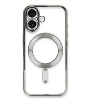 Newface Apple iPhone 16 Kılıf Kross Magneticsafe Kapak - Gümüş