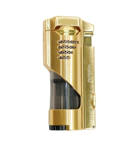 Parmida 3 Torch Pürmüz Delicili Gold Metal Puro Çakmağı - TR9484