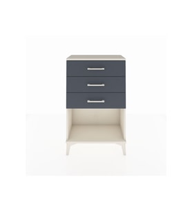 Arges Komodin 3 Çekmeceli 60x30x96 Aytaşı-Antrasit