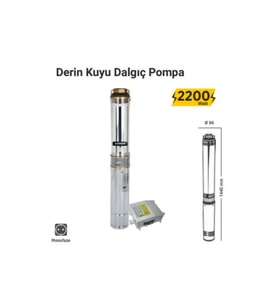 Rtrmax Rtr Max Rtm885 Derin Kuyu Su Dalgıç Pompa Trifaze 3 Hp 154 Mt