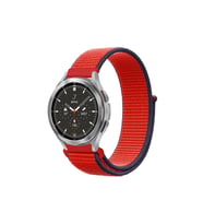 Watch 22Mm Hasırlı Cırtcırtlı Kordon - Kırmızı