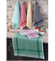 ÇEYİZ 6 Adet Pötikareli Mutfak Kurulama Bezi 50x70 Cm Çok Renkli 50 x 70