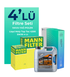 MANN Opel Corsa 1.3 Dizel Filtre Bakım Seti Liqui Moly Motor Yağlı (2014-2019) 4 Lü