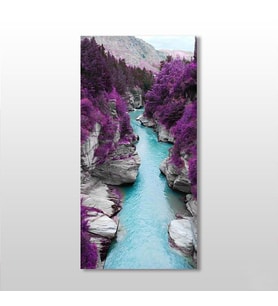 Erguvan Vadi Kanvas Tablo 60x90cm (Karışık)