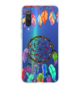PrintiFy Xiaomi Mi 9 SE ile Uyumlu 1mm Slim Fit Nazar Boncuğu 6 Baskılı Şeffaf  Kılıf