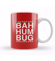 Bah Humbug Christmas Kupa Bardak Porselen