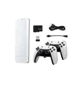 ScHitec Arcade 2024 4KHD Emuelec Retro Game Stick 90 lı Yıllar Atari Makinası Oyunları 20600 Oyunlu Konsol M15 (Beyaz)