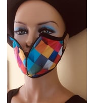 Fermuarlı 2 Katlı Maske