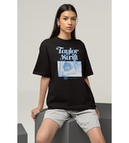 Tasarım Taylor Swift Baskılı Unisex Oversize 1989 Tişört