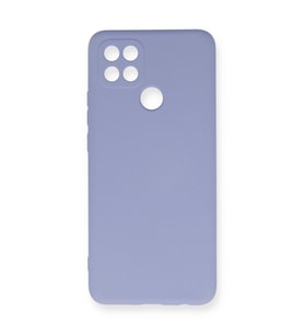 Oppo A15 Kılıf Nano İçi Kadife Silikon - Lila