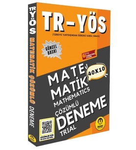 Tasarı TR YÖS Matematik 40X10 Çözümlü Deneme