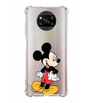 Xiaomi Poco X3 NFC Köşe Korumalı Antişok Kapak Mickey Mouse Tasarımlı Şeffaf  Kılıf