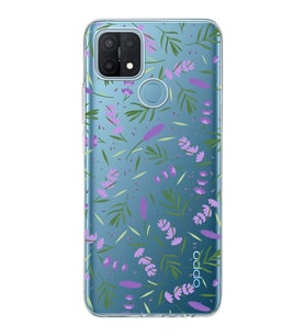 PrintiFy Oppo A15  ile Uyumlu 1mm Slim Fit Water Color 3 Baskılı Şeffaf  Kılıf