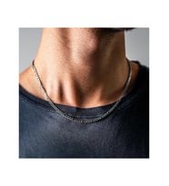 3mm 50CM Figaro Erkek Çelik Kolye Zincir