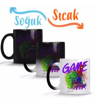 Hulk VeSpider Game Over Sihirli Kupa Bardak Porselen