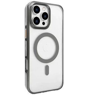 iPhone 16 Pro Max Gleam PC Sert Magsafe Kılıf - Titan Gri