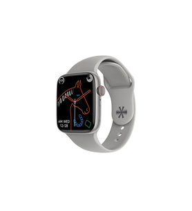 Samsung Uyumlu Akıllı Saat Mini Kadınlar İçin Smart Watch (Gümüş)