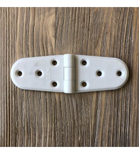 Plastik Oval Menteşe 11cm - 2 Adet Beyaz (Çok Renkli)