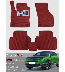 OPEL MOKKA BENZİNLİ (2020-2025) Uyumlu EVA Paspas Tam Set–Araca Özel,Oto Paspas,Kolay Montaj