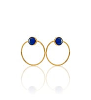 Kadir Jewellery 22 Ayar Altın Kaplama Kadın Halka Küpe -El İşçiliği Ve Hipoalerjenik Küpe