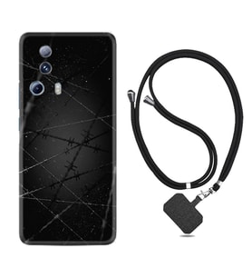 Xiaomi Mi 13 Lite Kılıf Silikon Boyun Askılı İpli Desenli Silikon Dikenli Tel 1779