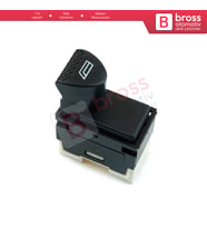 Fiat Siena Albea Palio Strada MK1 178 98809717 İçin Ön Dış Sol Cam Açma Düğmesi 6 Pin Beyaz Soket