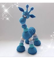 Sevimli Zürbik Amigurumi Organik Oyuncak