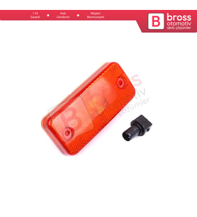 Fiat Ducato 250 Jumper Boxer Daily Relay 2006-2024 İçin Amber Renk Yan Bant Kapı Çamurluk Sinyali