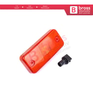 Fiat Ducato 250 Jumper Boxer Daily Relay 2006-2024 İçin Amber Renk Yan Bant Kapı Çamurluk Sinyali