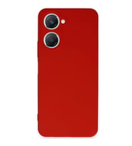 Vivo Y18 Kılıf First Silikon - Kırmızı