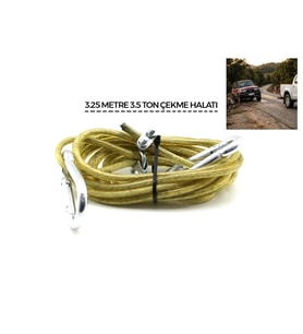 ÇELİK - PVC KAPLAMALI 3.5 TON 3.25MT OTO ÇEKME HALATI (5343)