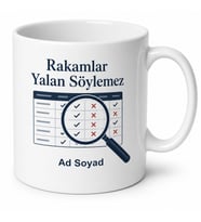 Muhasebe Denetçisine Bilanço İnceleme Vergi Kanunu Hata Arama Hediye Kupa Bardak
