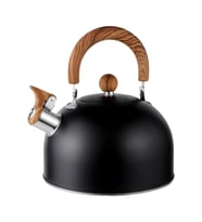 3L Düdüklü Kettle Su Isıtıcı Çaydanlık Paslanmaz Çelik Yüksek Islıklı Siyah