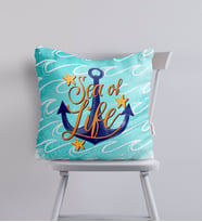 BK Gift Sea Of Life Tasarımlı Yastık-1