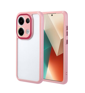 Xiaomi Redmi Note 13 4G Uyumlu Kılıf Kamera Korumalı Renkli Kenar ve Çerçeve Tasarımlı Zore Vitamin Kapak